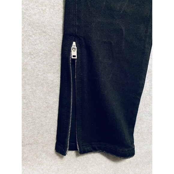 Parlay Jeans Mens 32 x 33 Black Red Denim Cotton Stretch Embroidered Street Wear - Picture 7 of 16